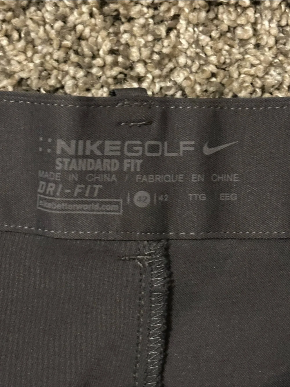 Nike Golf Dri-Fit Men's Dark Gray Cargo Shorts